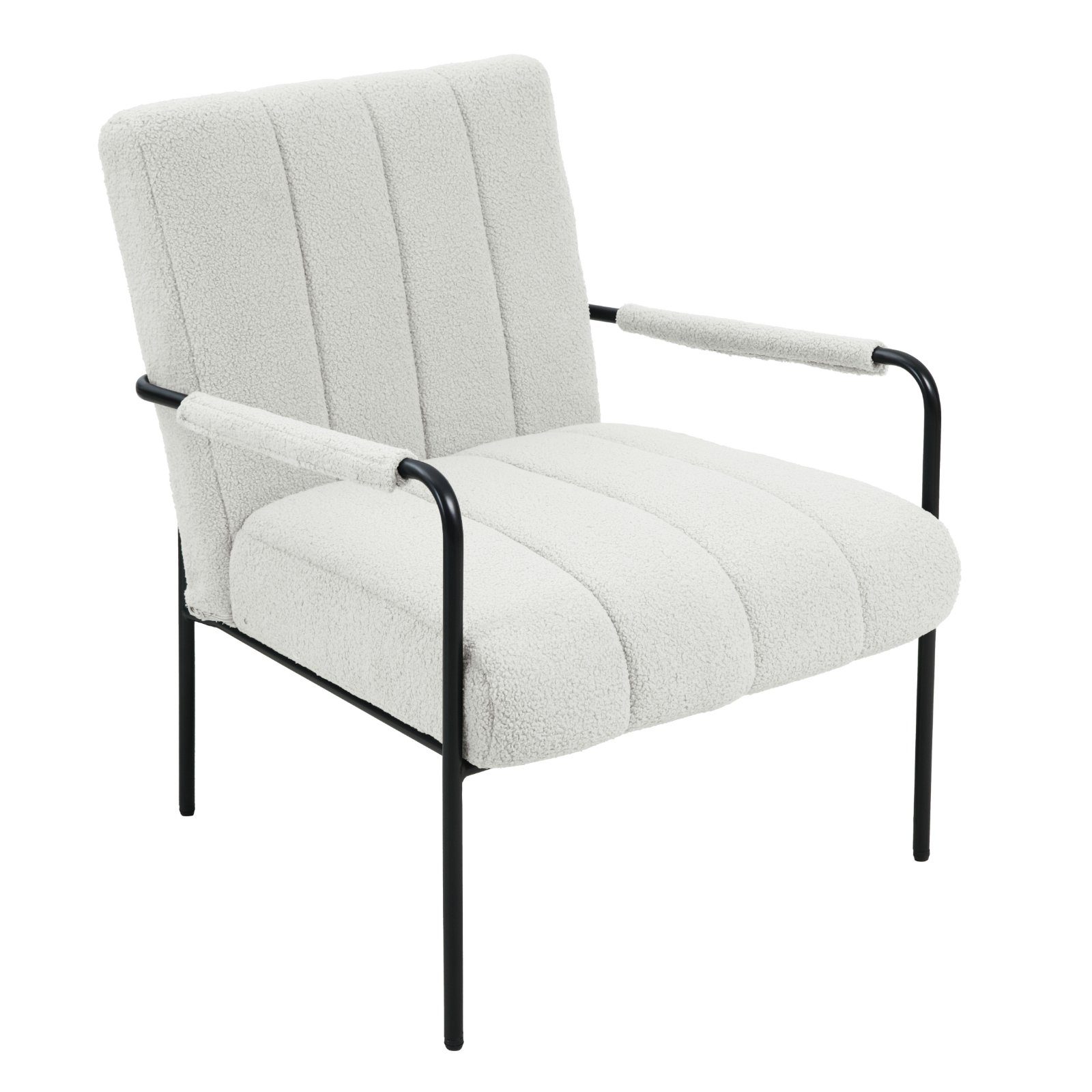 SVITA Loungesessel KYLE, Loungestuhl, Teddy-Boucle, Weiß günstig online kaufen