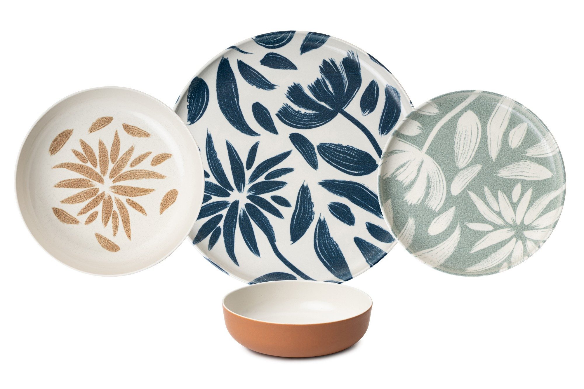 Hermia Concept Тарілки-Set 100% PORCELAIN P9779 (24-tlg)