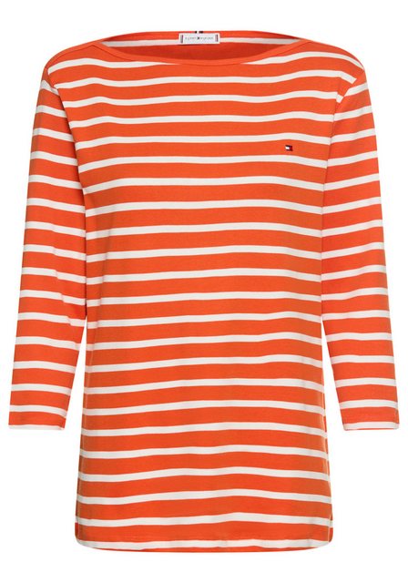 Tommy Hilfiger Curve T-Shirt CRV SLIM CODY BOAT-NK 3/4SLV in Großen Größen, günstig online kaufen