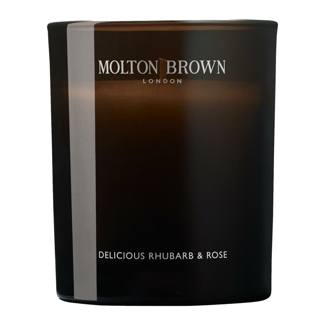 MOLTON BROWN Duftkerze Delicious Rhubarb & Rose Duftkerze, für Alle Hauttypen
