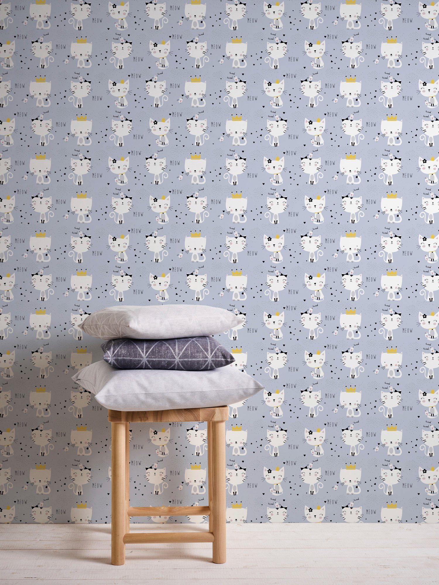 A.S. Création Vliestapete Little Love, glatt, abstrakt, naturalistisch, Motiv, Kindertapete Tapete Tier Tapeten Kinderzimmer Flur Design Kinderzimmer