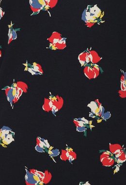 Ralph Lauren T-Shirt LAUREN RALPH LAUREN Floral Print U-Boat Neck Top Petite Bluse Shirt T-