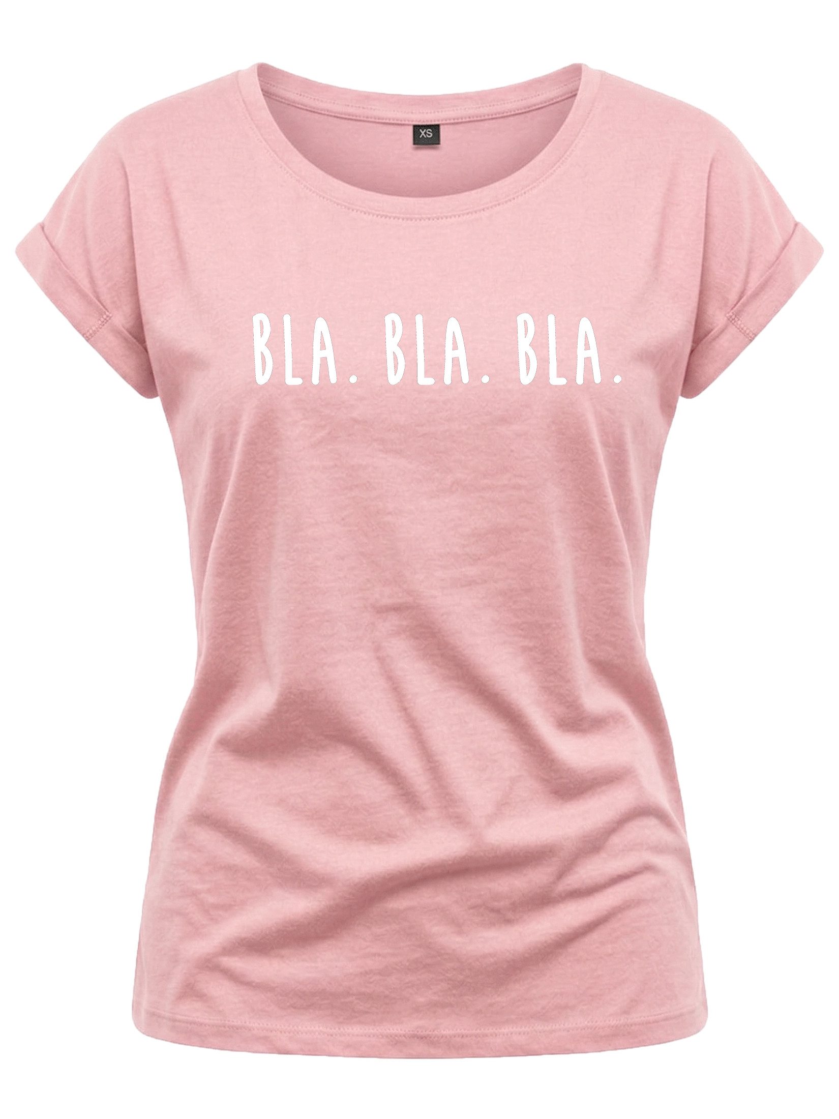 Print-Shirt Damen Kurzarm Basic Sommer Oberteile Sexy Elegant Lustig Spruch Bla