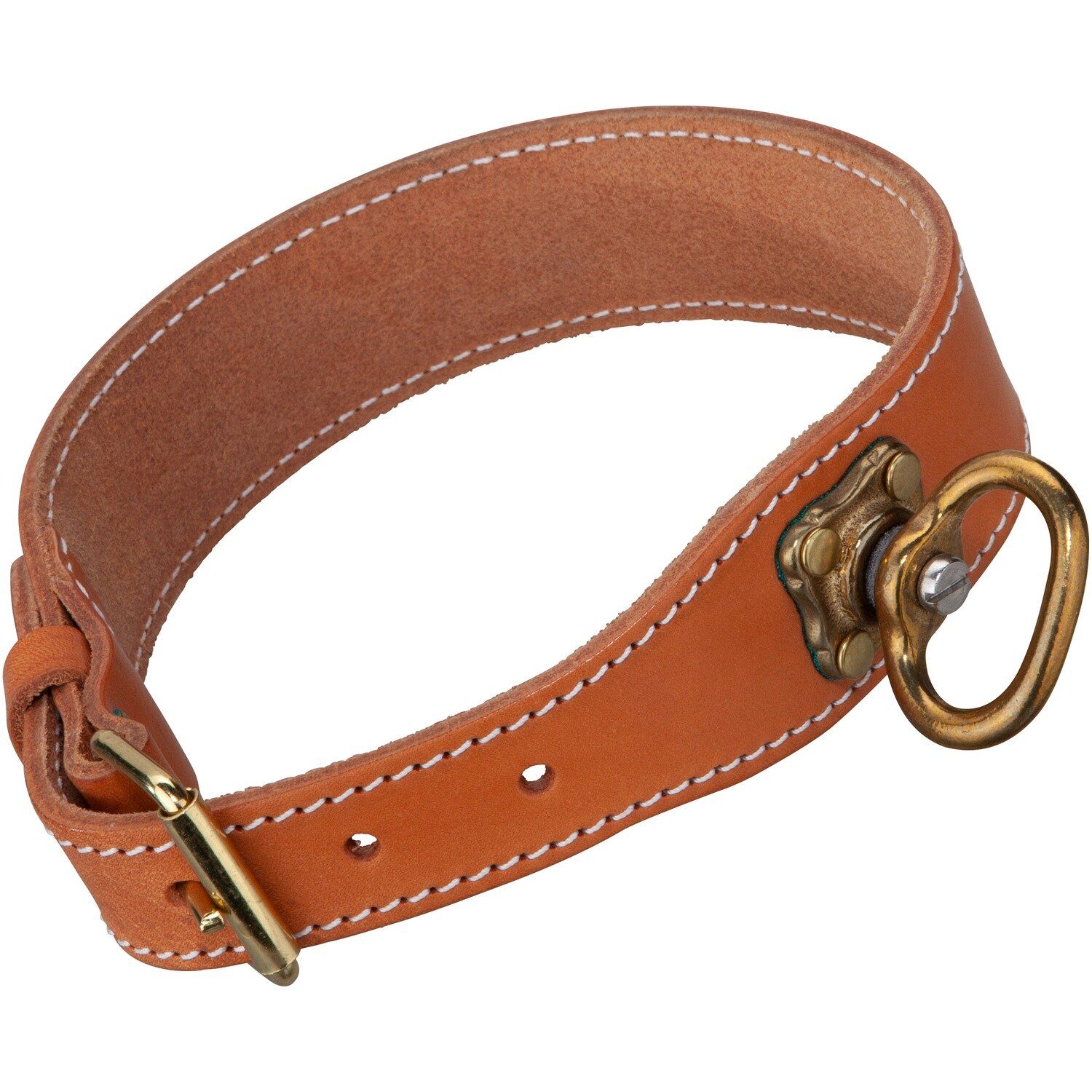 HEIM Hunde-Halsband Schweißhalsung – natur