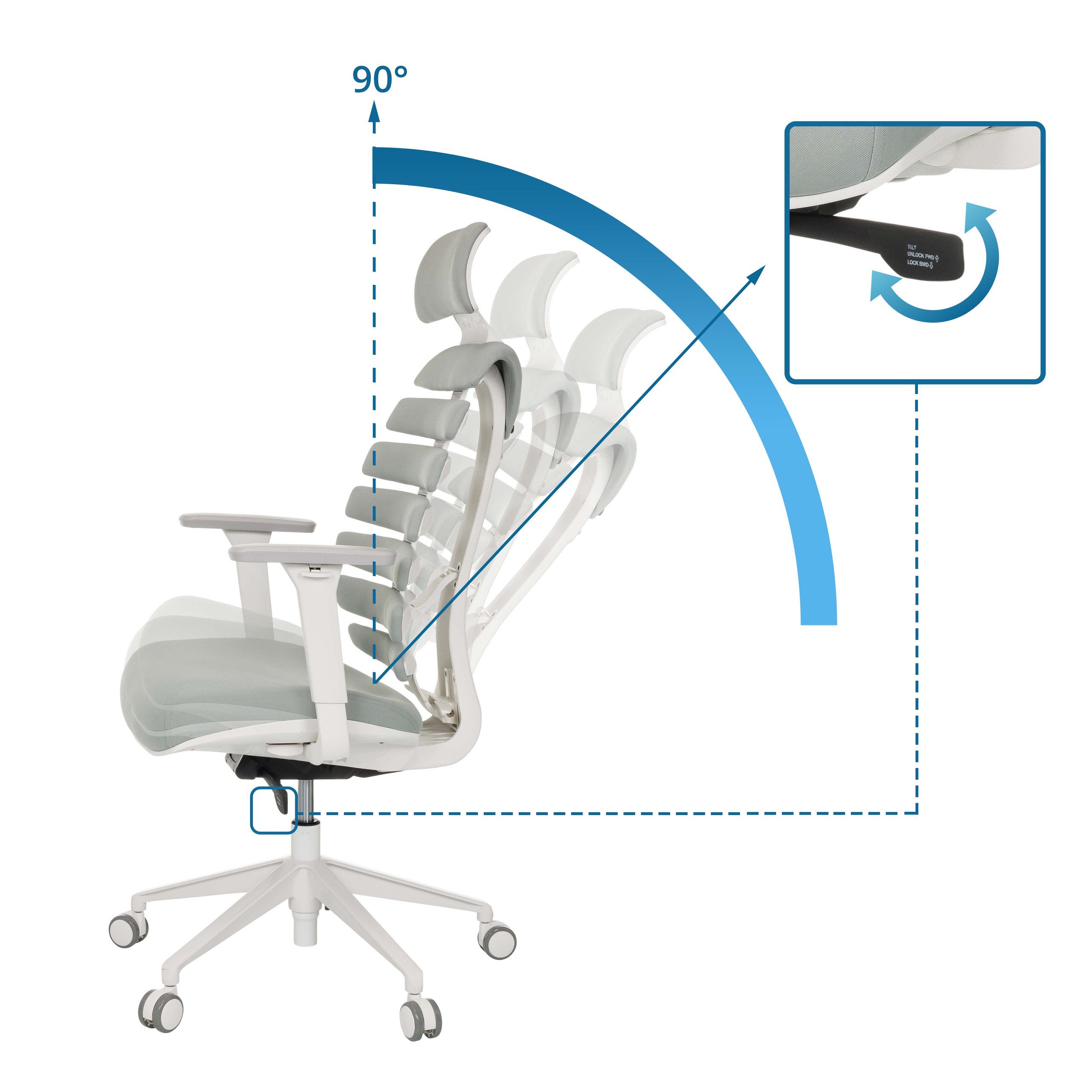 hjh OFFICE Drehstuhl Profi Bürostuhl ERGO LINE W Stoff mit Armlehnen (1 St) günstig online kaufen