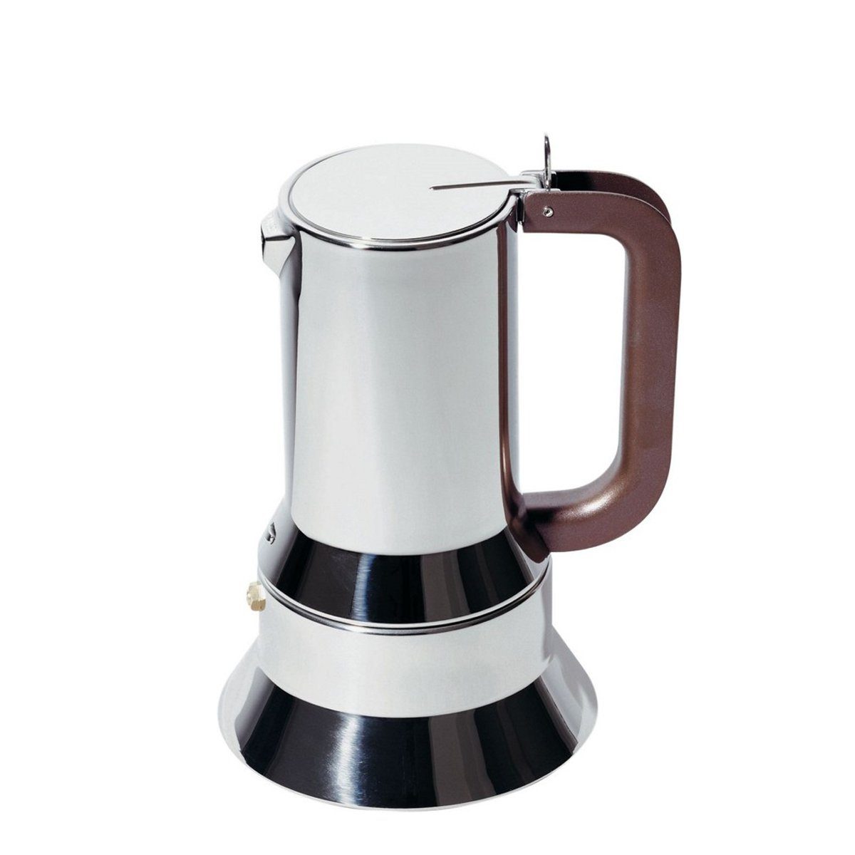 Alessi Espressokocher Espressokocher SAPPER 15cl, 0.15l Kaffeekanne, Für 1 bis 3 Tassen Espresso