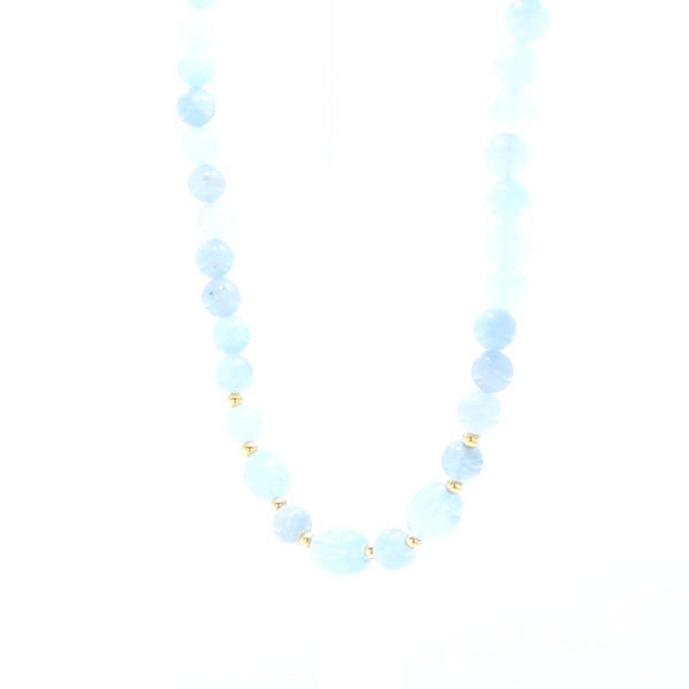 Cavill Silberkette Elegante 925 Sterlingsilber Kette mit 1,45 ct blauem Aqu günstig online kaufen