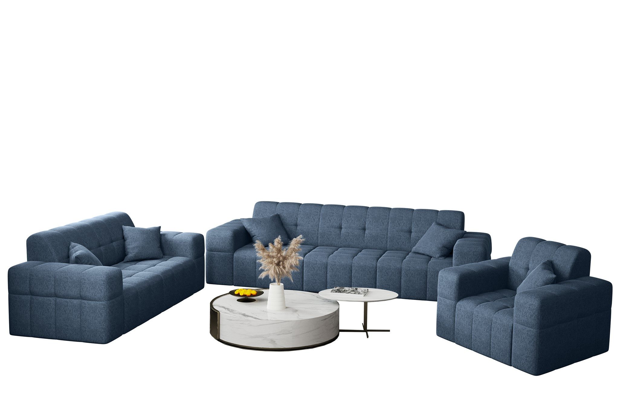 Fun Möbel Polstergarnitur Sofaset Designersofa NANCY günstig online kaufen