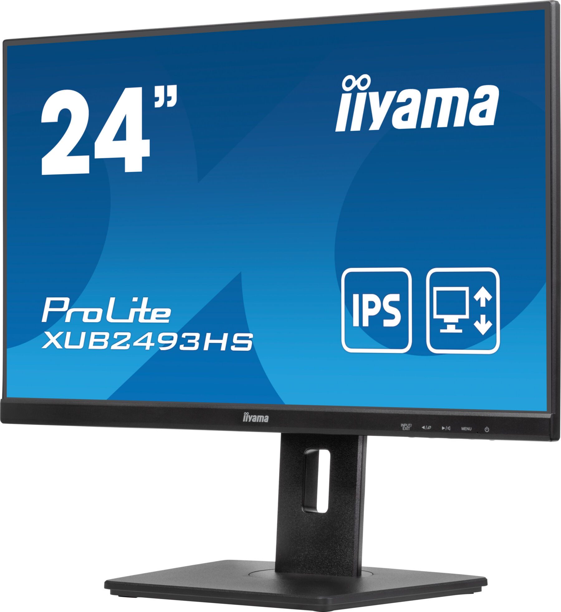 Iiyama XUB2493HS-B6 LED-Monitor (61 cm/24 ", 1920 x 1080 px, Full HD, 0,5 ms Reaktionszeit, 100 Hz, IPS-LED)