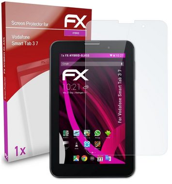 atFoliX Schutzfolie Panzerglasfolie für Vodafone Smart Tab 3 7, Ultradünn und superhart