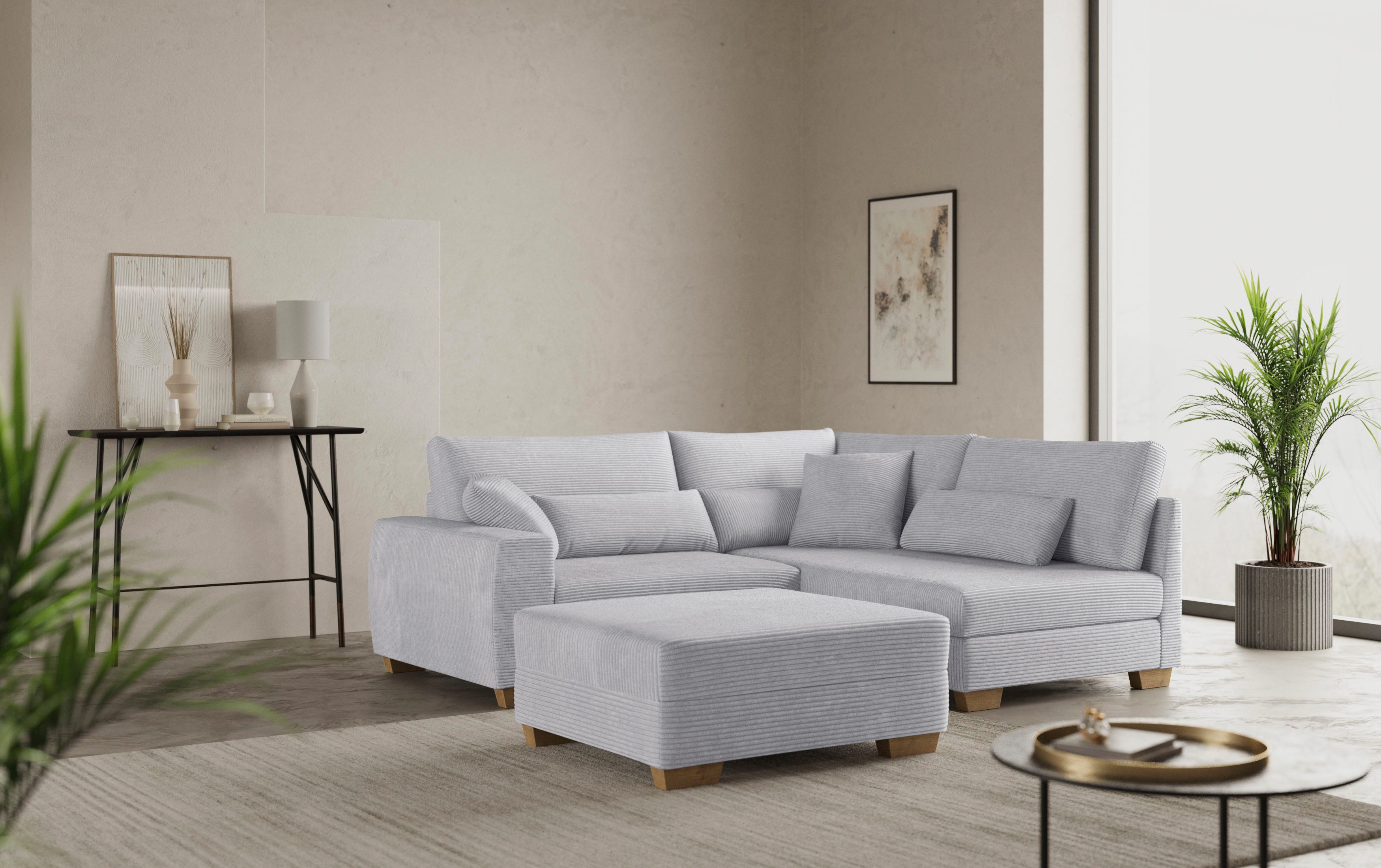 Mr. Couch Hocker Hilla, Mit Federkern, günstig online kaufen