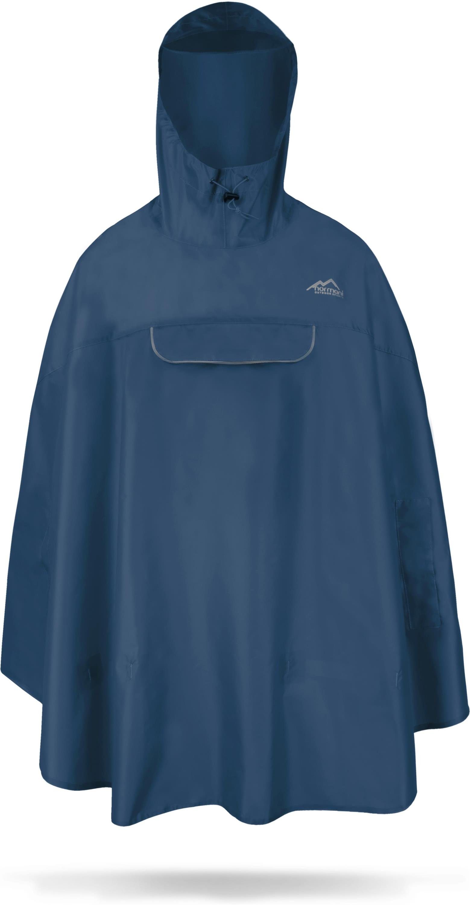 normani Regenponcho Unisex Regenponcho wasserdicht Cherrapunji mit Kapuze - günstig online kaufen