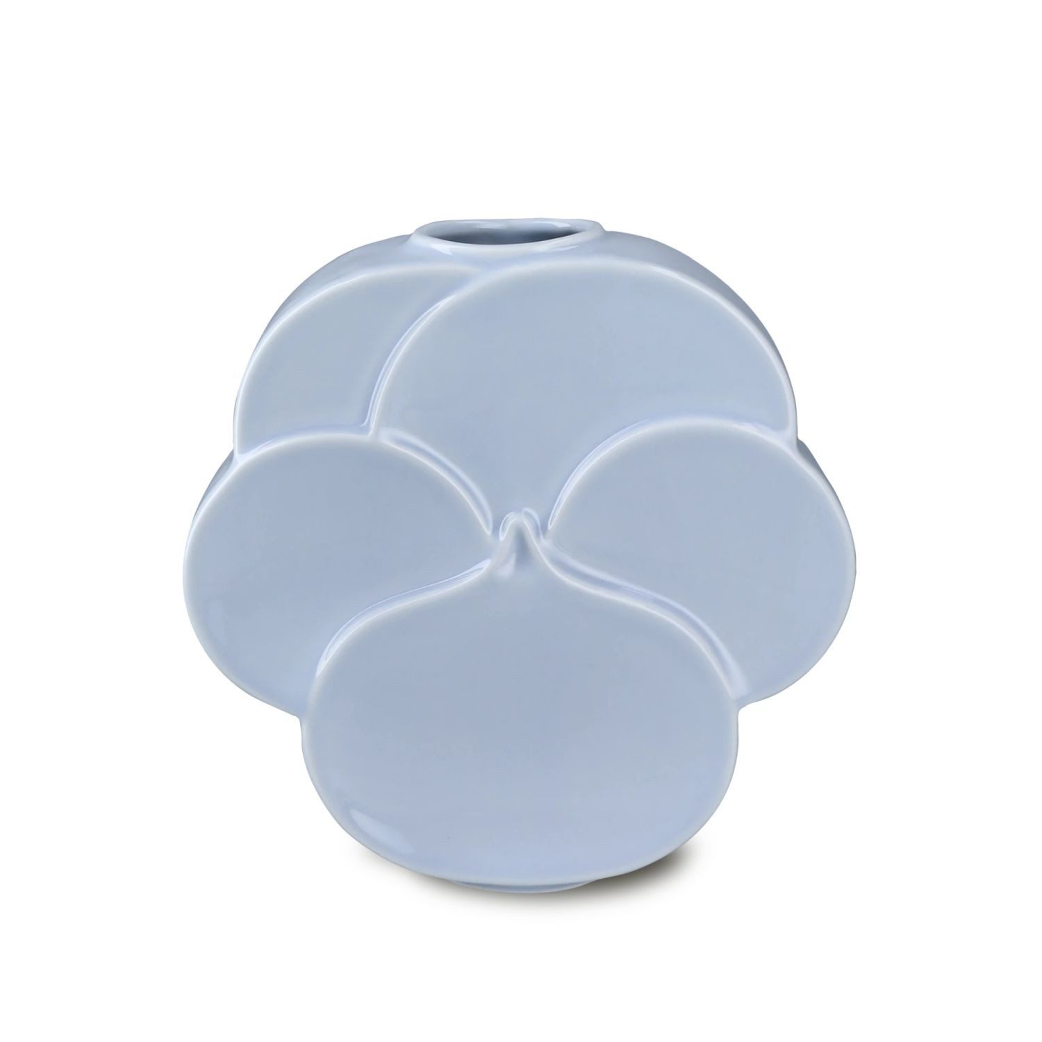 Lyngby Porcelæn Dekovase Flower Stiefmütterchen