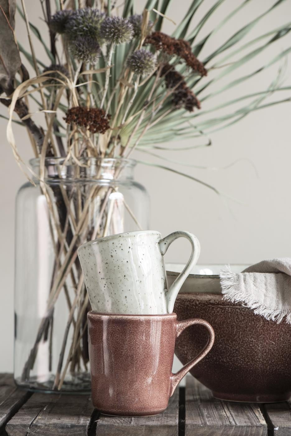 Ib Laursen Tasse Dunes, Steingut, Spülmaschinengeeignet