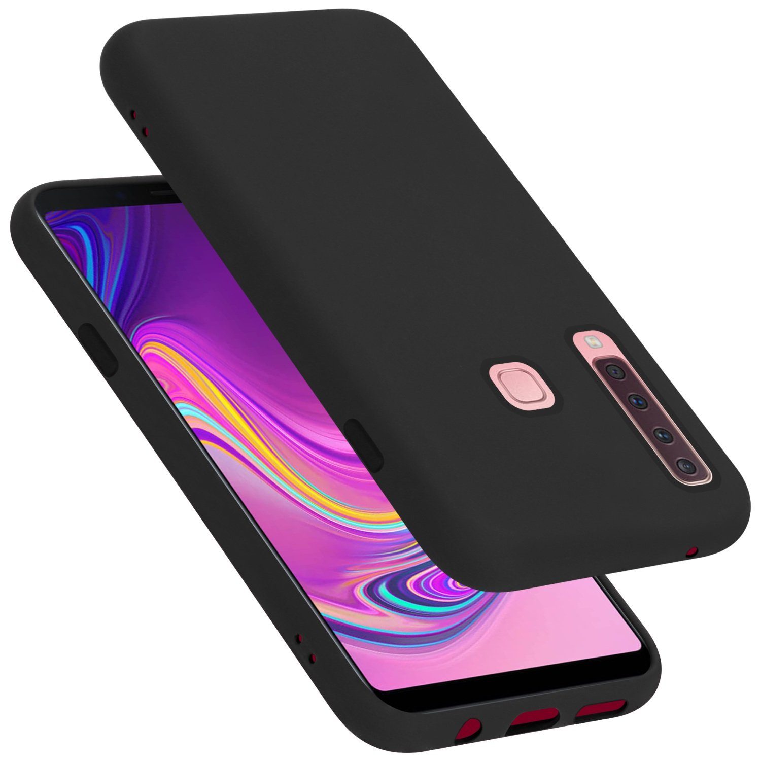Cadorabo Handyhülle für Samsung Galaxy A9 2018 Hülle Samsung Galaxy A9 2018, Flexible Hülle TPU Silikon Schutzhülle Back Cover Case