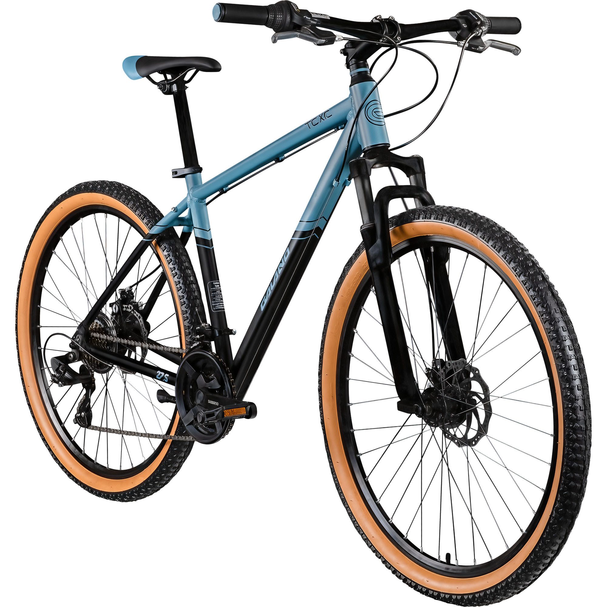 Galano Mountainbike Toxic, 21 Gang, Kettenschaltung, 27,5 Zoll MTB Hardtail Fahrrad für Damen Herren Jugendliche ab 165 cm