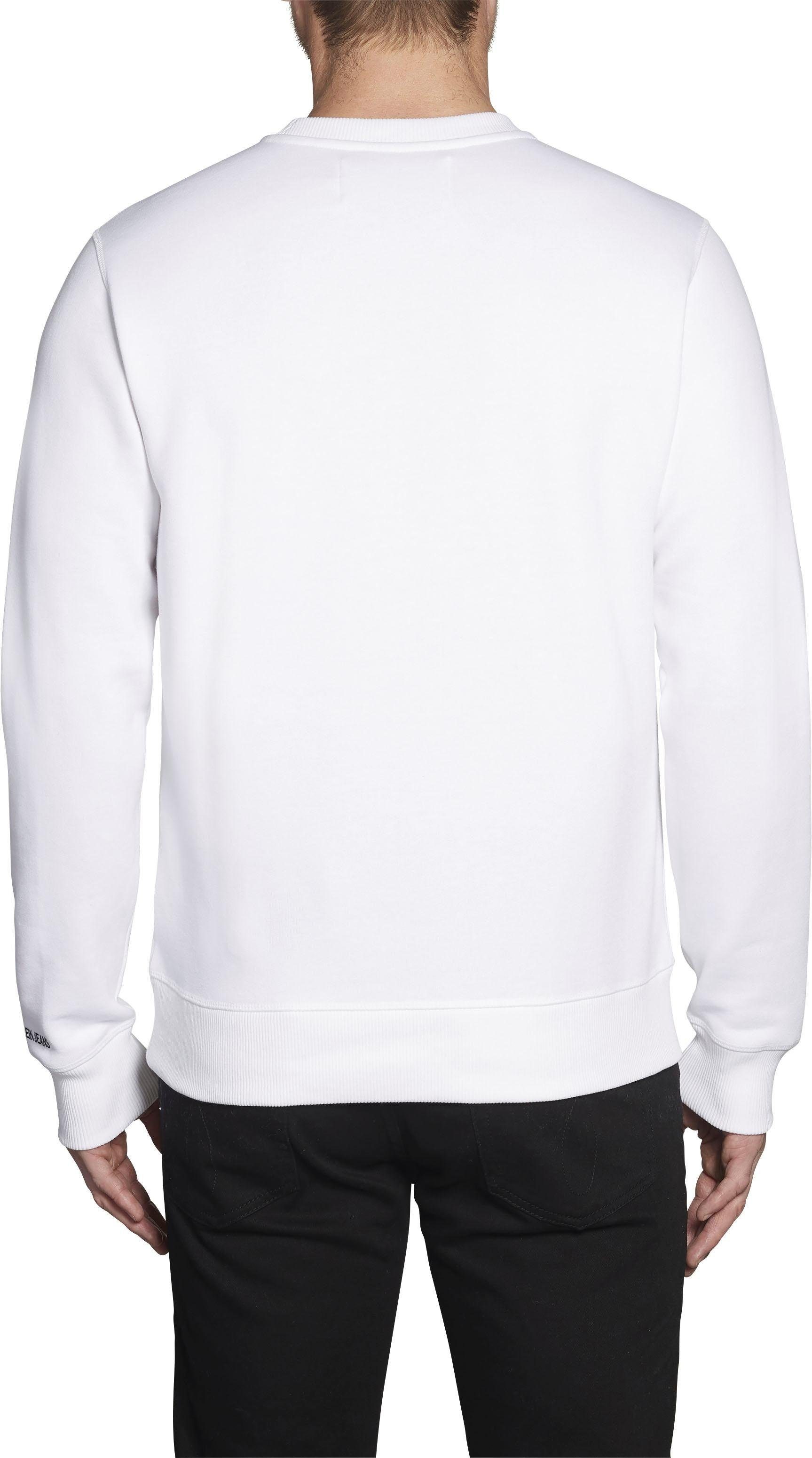 Jeans Sweatshirt White CK ESSENTIAL Bright CN Klein Calvin REG