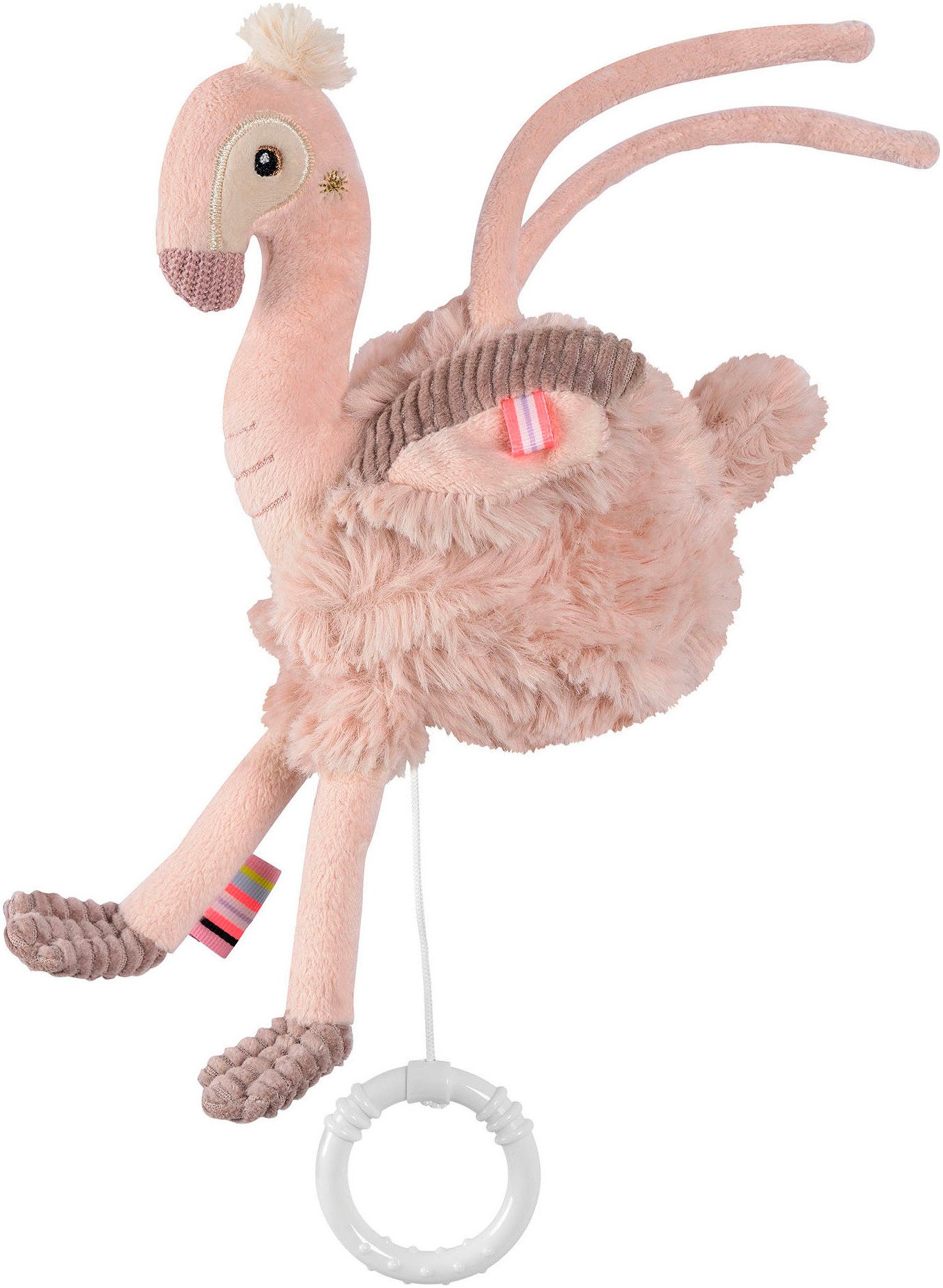 Spieluhr Lazy, Crazy & Pink, Flamingo