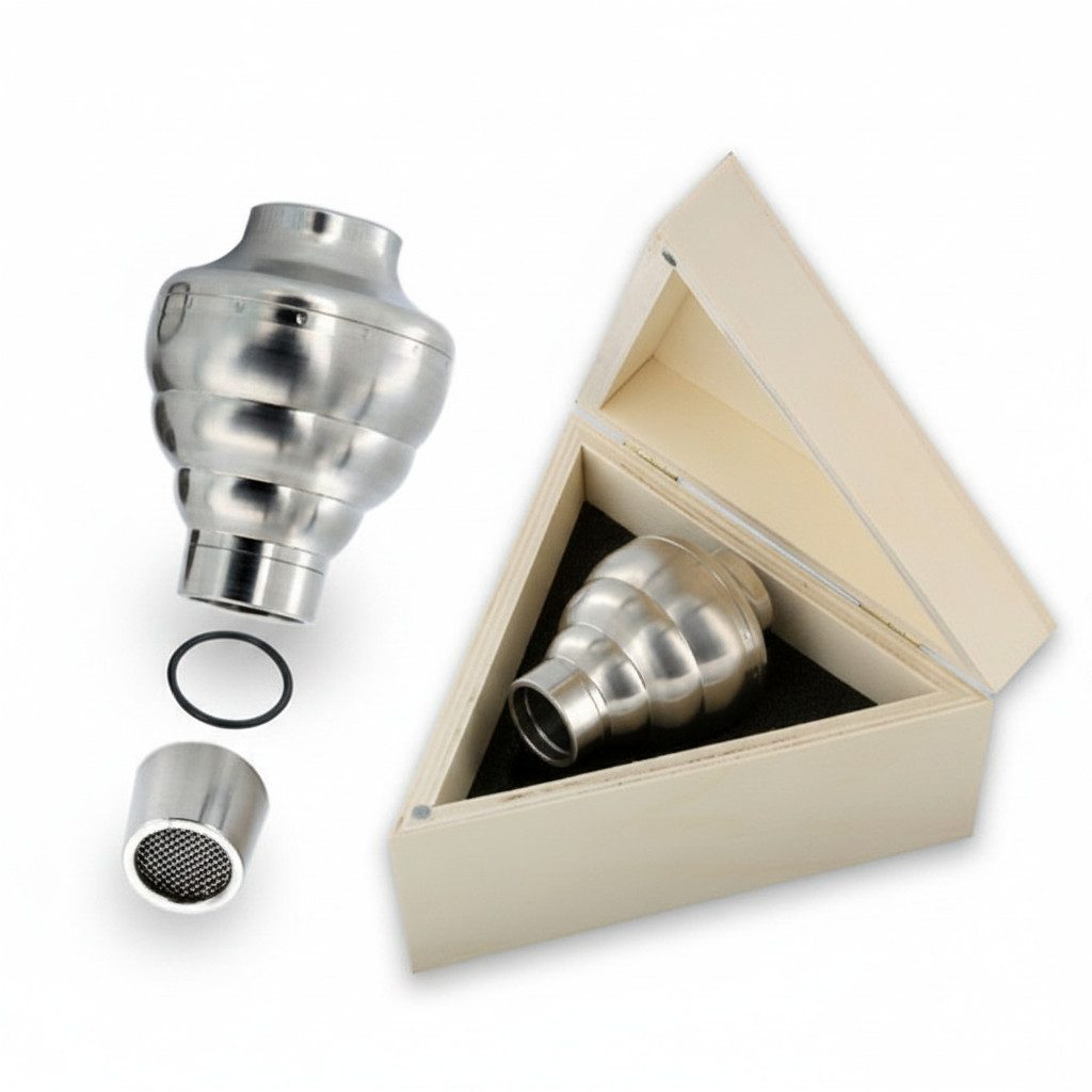 Prime Inventions Patronenfilter, Aquawhirler AW-888 Edelstahl Wasserwirbler