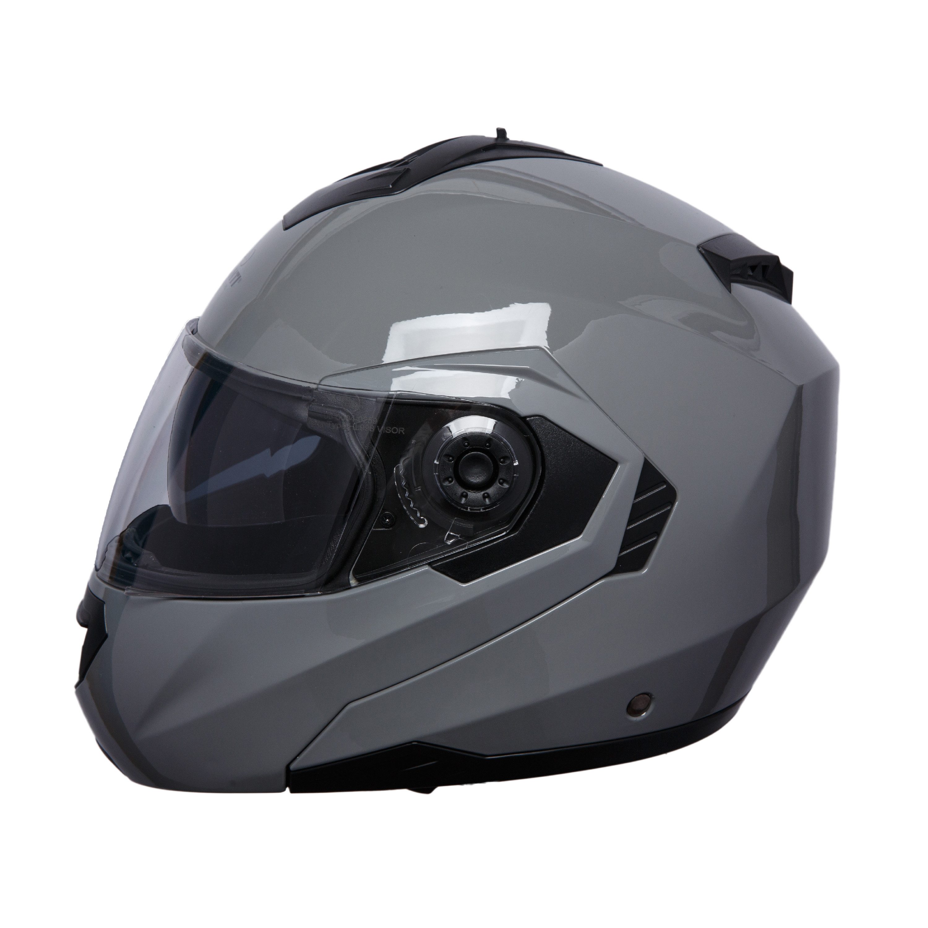 PROANTI Motorradhelm PROANTI Motorradhelm Klapphelm modularer Motorrad Helm grau