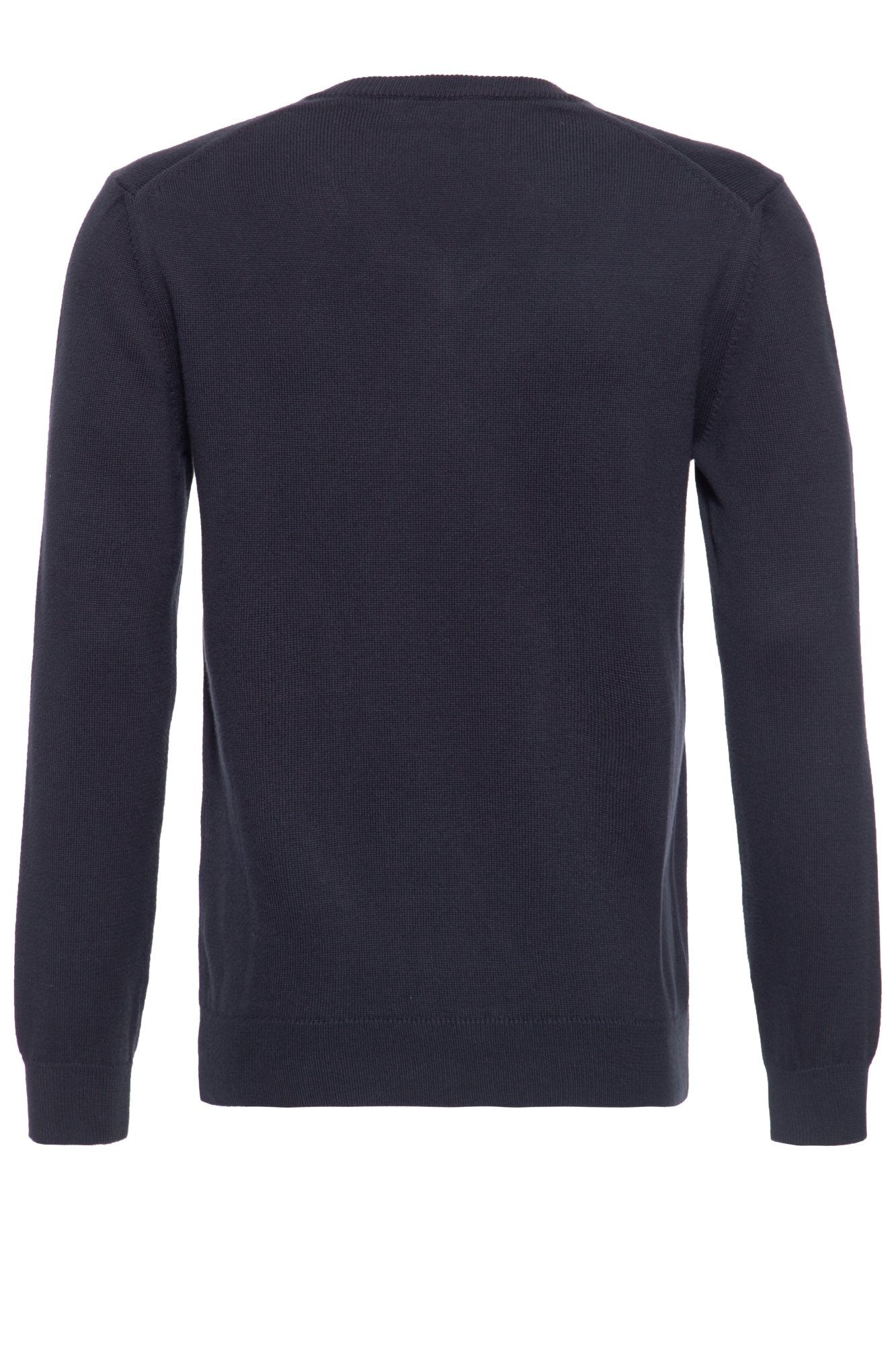 Way of Glory Strickpullover mit dezenter Logo-Stickerei auf der Brust