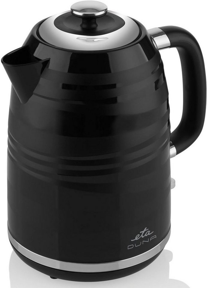 eta Wasserkocher Duna ETA260590010, 1,7 l, 2200 W, in Schwarz