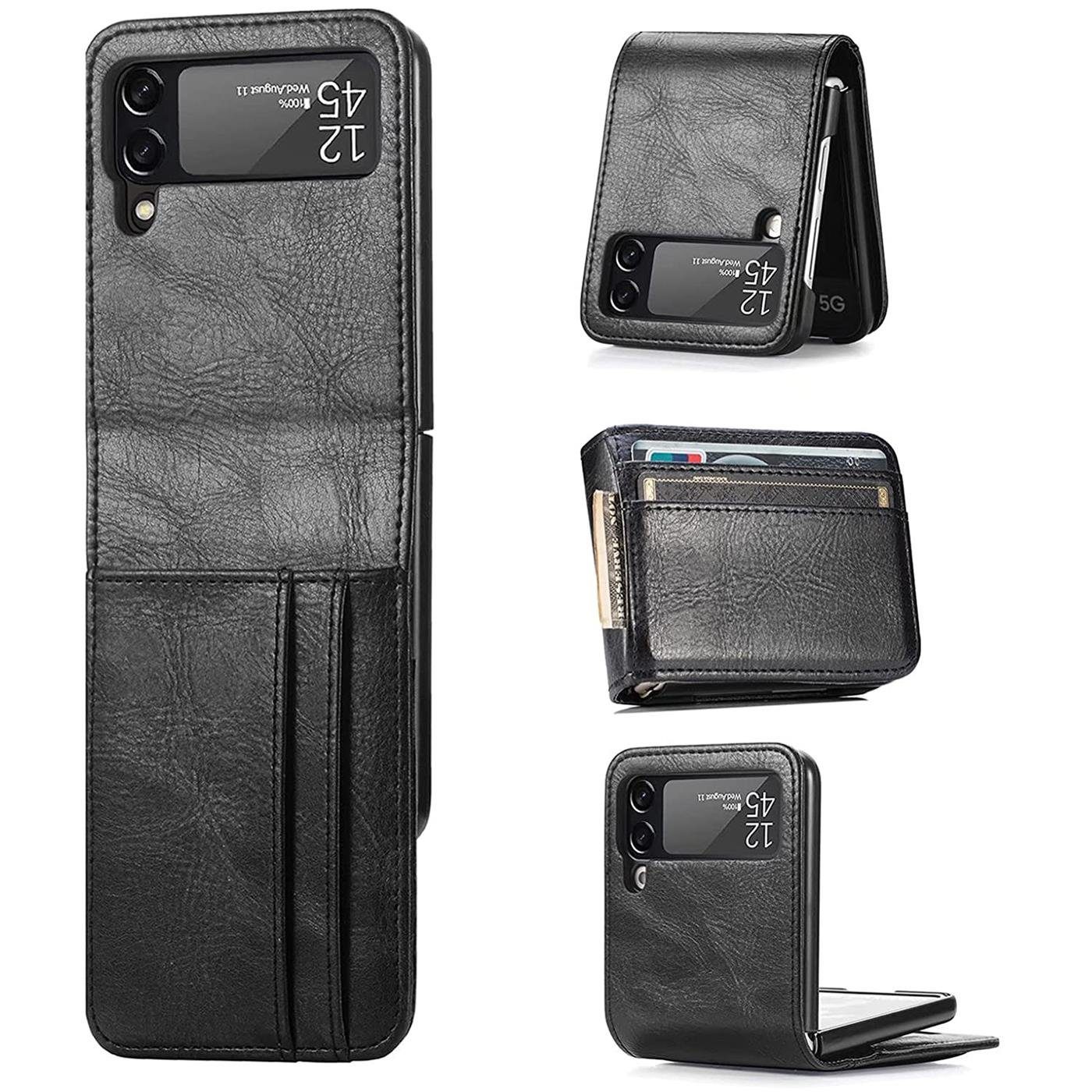 CoolGadget Handyhülle Flip Case Handyhülle für Samsung Galaxy Z Flip 4 6,7 Zoll, Hülle Klapphülle Schutzhülle für Samsung Z Flip 4 5G Flipstyle Cover