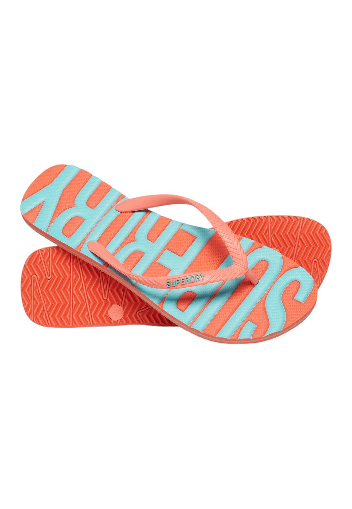 Superdry Superdry Damen Zehentrenner VINTAGE VEGAN Coral Zehentrenner