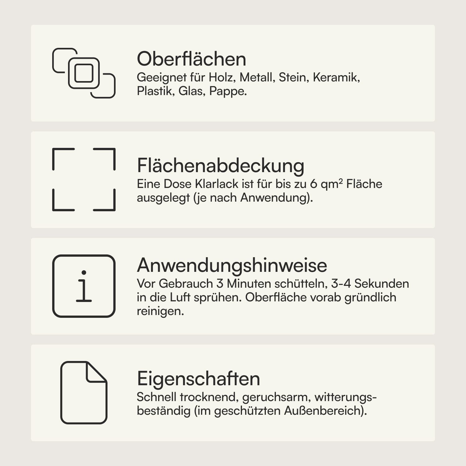 shelfmade Sprühflasche Shelfmade Klarlack Spray - Mattes Varnish Matter Klarlack Kreideoptik – Bild 3 von 5