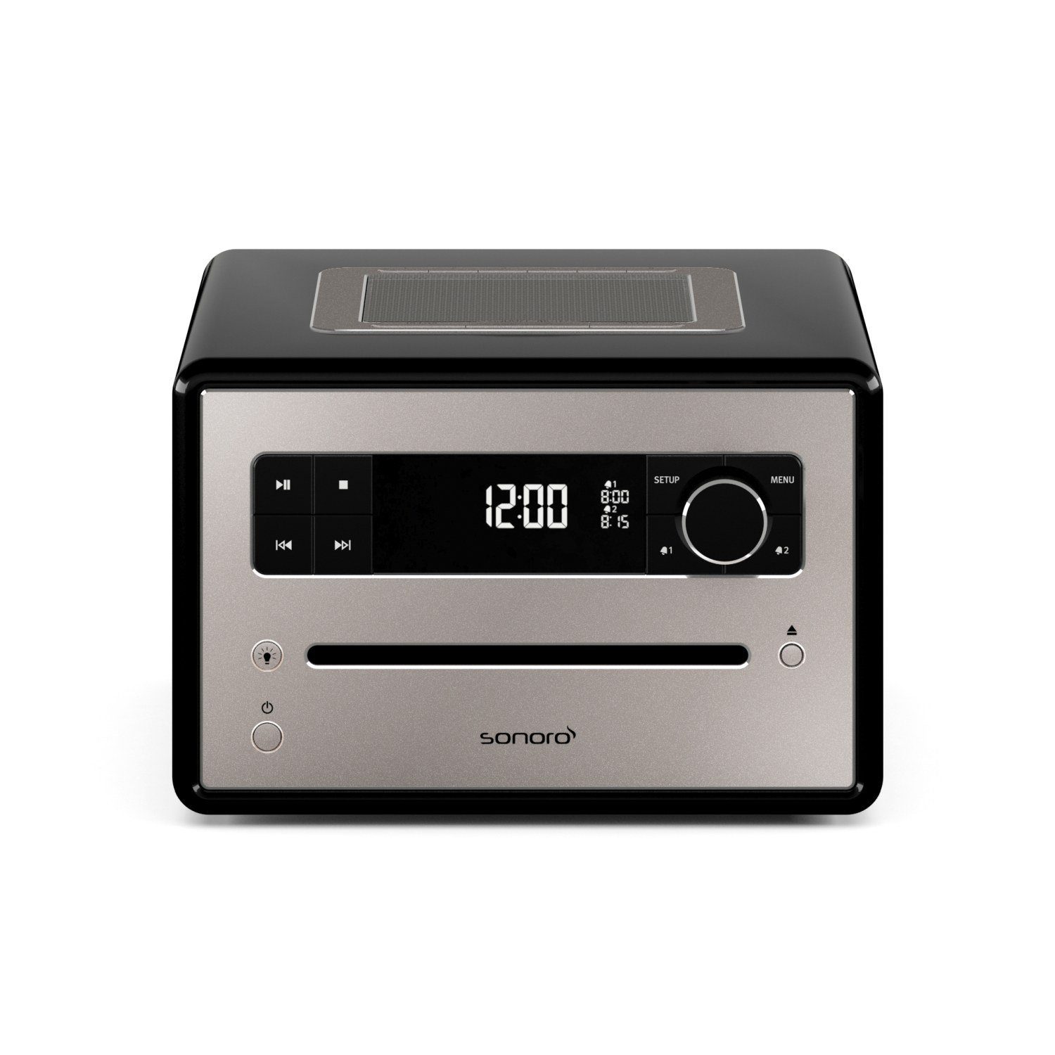 Sonoro Qubo Schwarz Digitalradio (DAB) (Digitalradio (DAB), FM-Tuner)