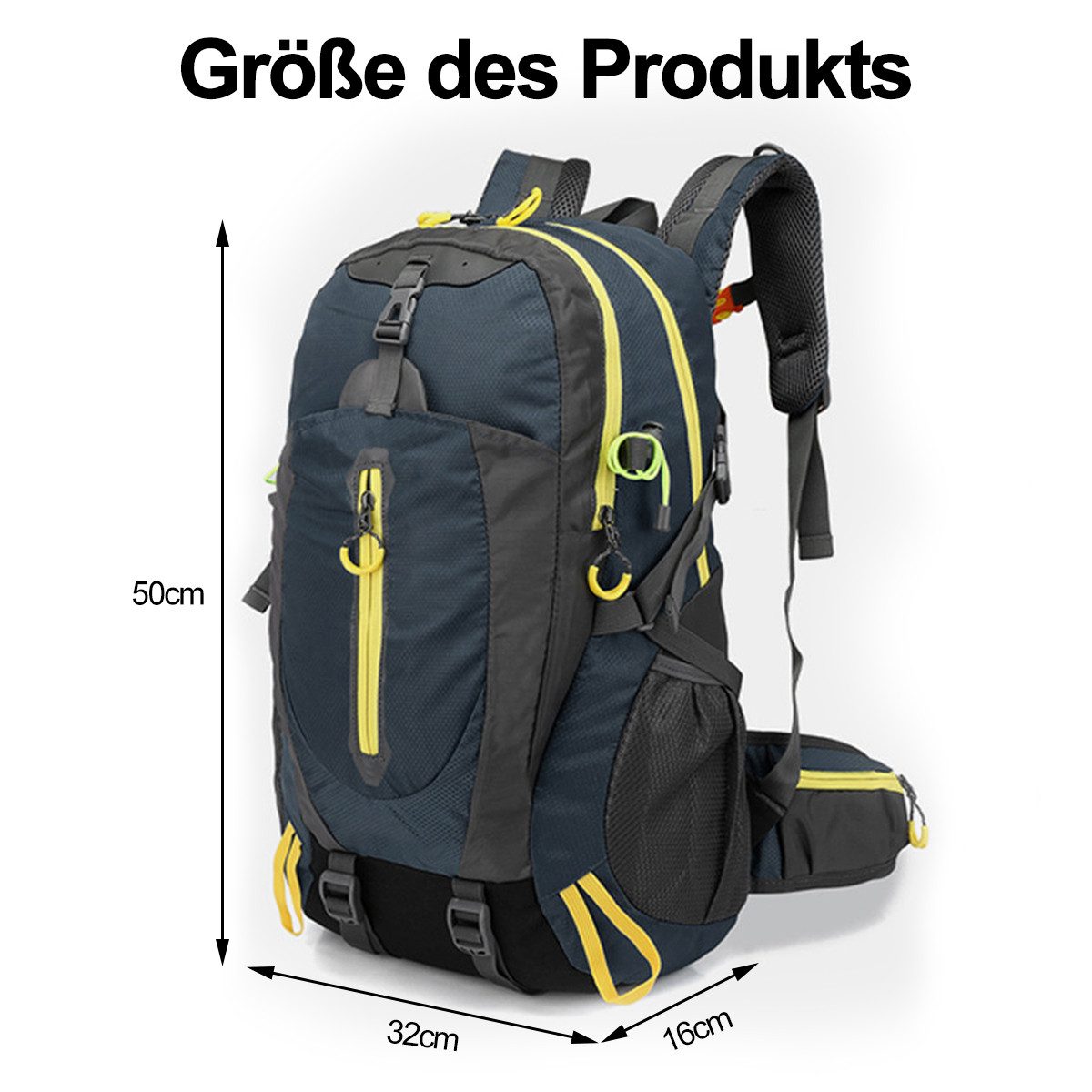 ZEUOPQ Wanderrucksack Wasserdichter Rucksack 40L Trekkingrucksack günstig online kaufen