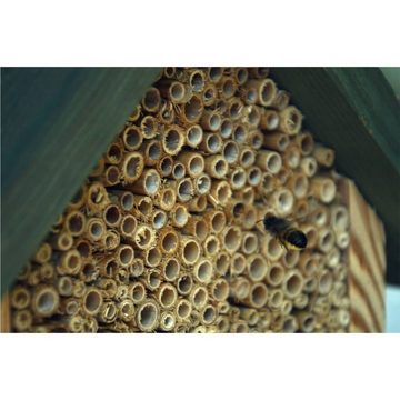 dobar Insektenhotel Insektenhotel-Turm Natur, Rot und Grün