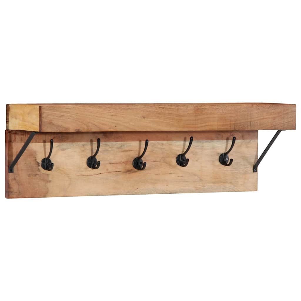 vidaXL Garderobenständer Garderobenständer Braun 73 x 19 x 23 cm Massivholz, (1 St)