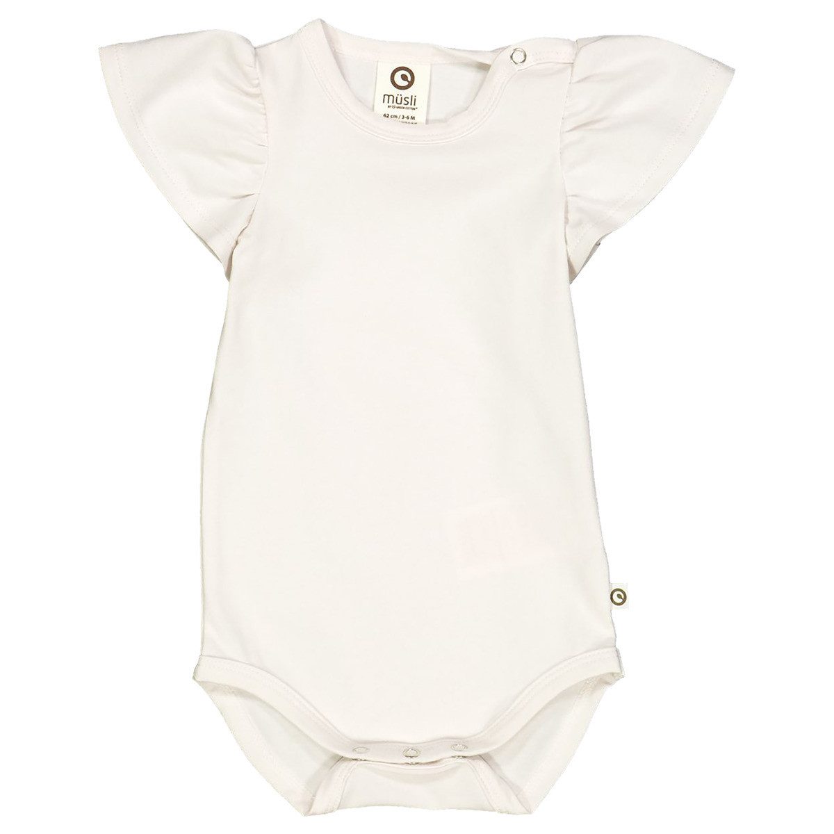 Müsli by GREEN COTTON Kurzarmbody 1581031300 Mädchen (1-tlg) Babybody mit kurzen Ärmeln, Bodysuit, Babybody, Einteiler, Basic-Body