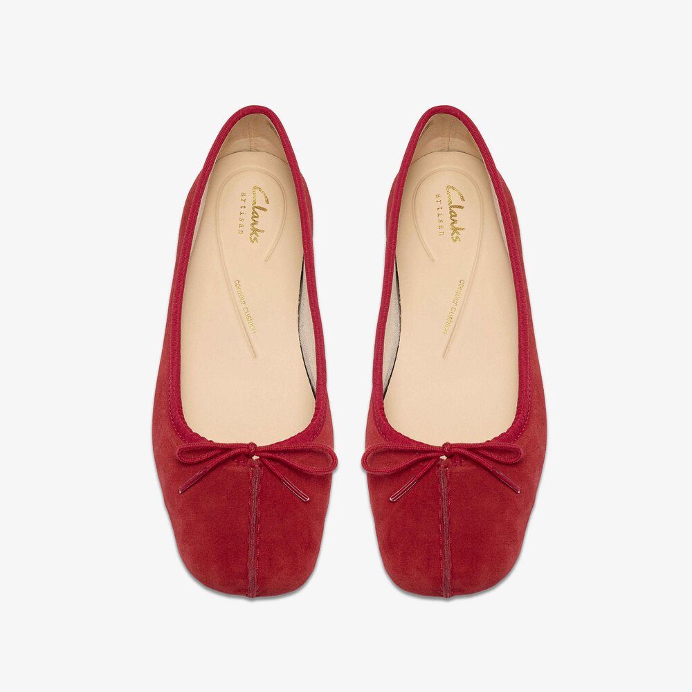 Clarks Clarks - Freckle Ice - Rot Ballerina