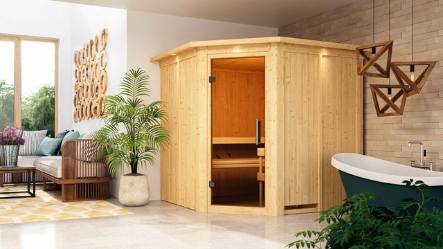 Wolff Sauna »Innensauna de luxe Gaia«, BxTxH 210 x 210 x 192 cm, 68 mm  - Onlineshop Otto