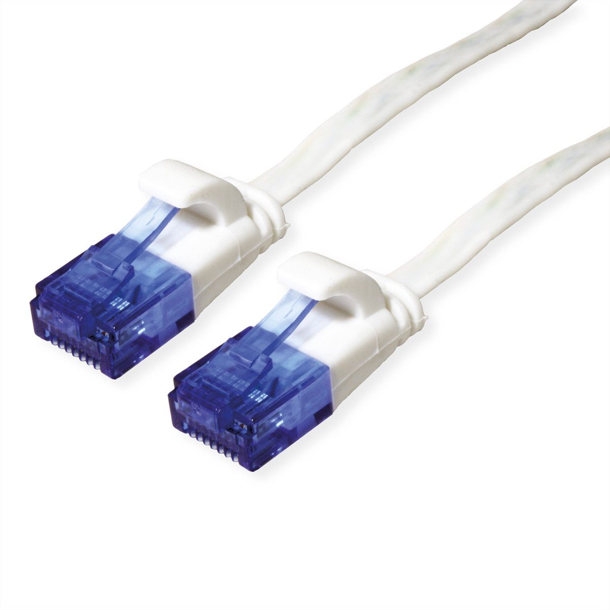 VALUE Patchkabel Cat.6A (Class EA) UTP LAN-Kabel, RJ-45 Männlich (Stecker), RJ-45 Männlich (Stecker) (50.0 cm), extra-flach
