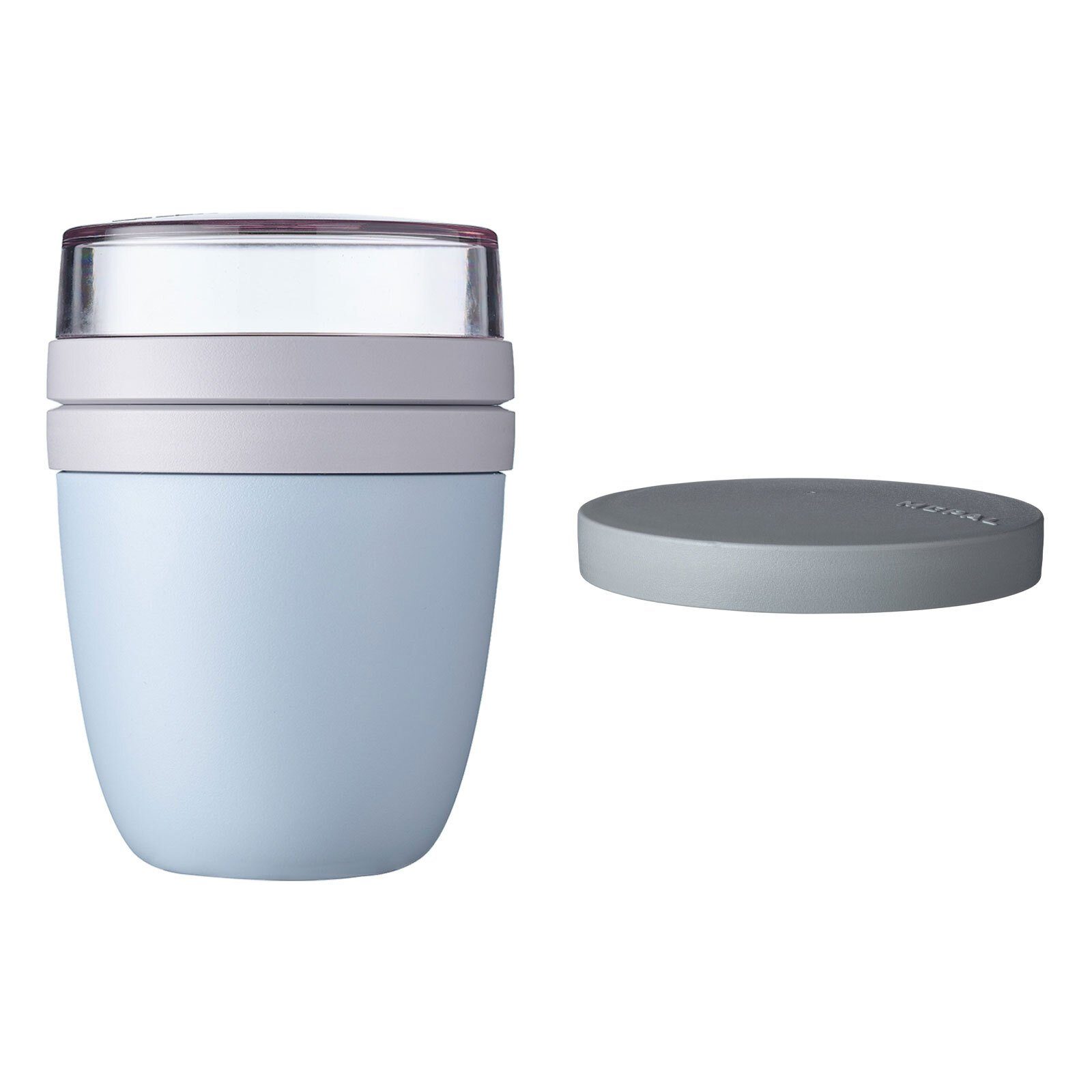 Mepal Lunchbox Ellipse Lunchpot Switch 500 ml (200 ml), Kunststoff, (1-tlg), Spülmaschinengeeignet, Mikrowellengeeignet, Gefrierfachgeeignet Nordic Blue | Lunchboxen