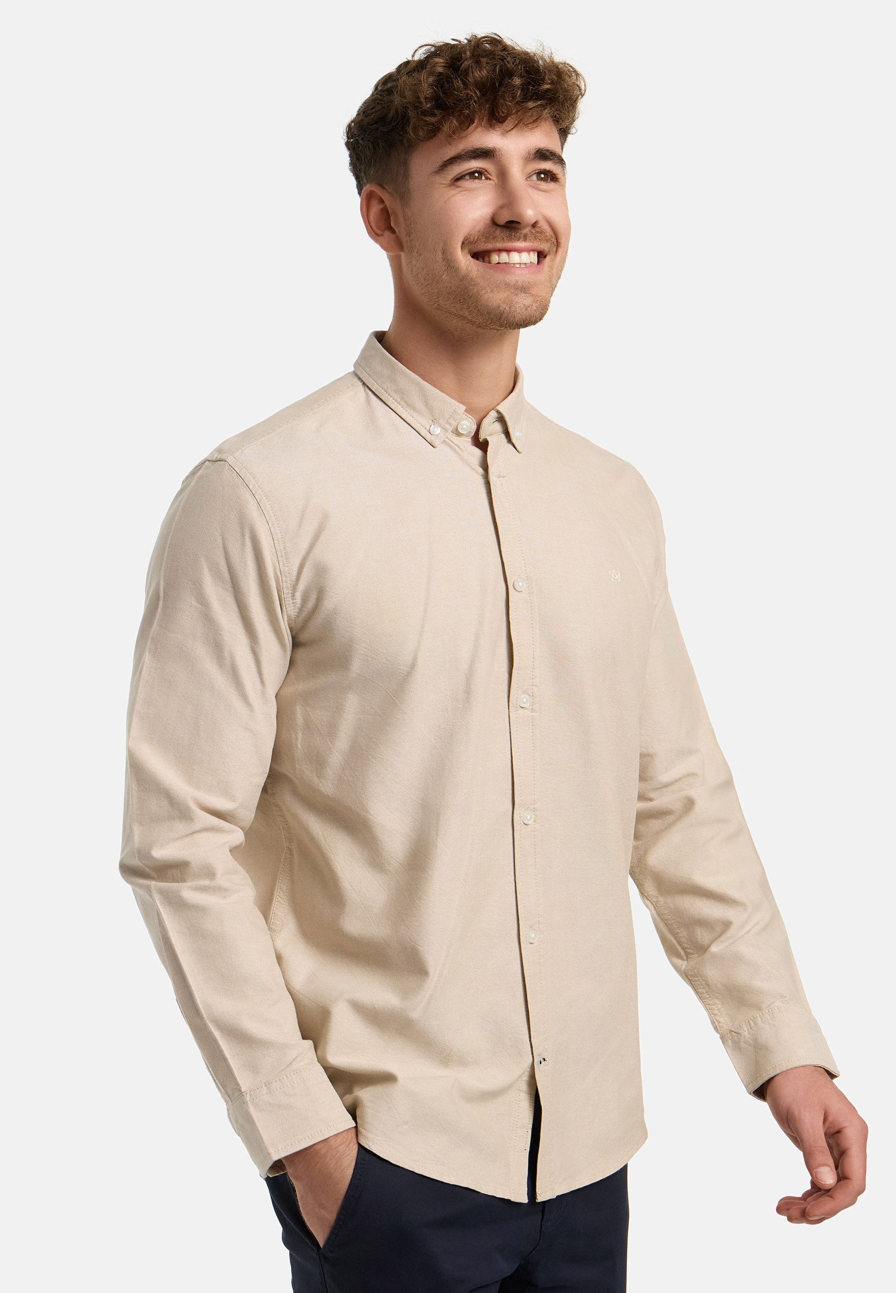 Kronstadt Langarmhemd Herren KSJohan Oxford Herrenhemd Langarm günstig online kaufen
