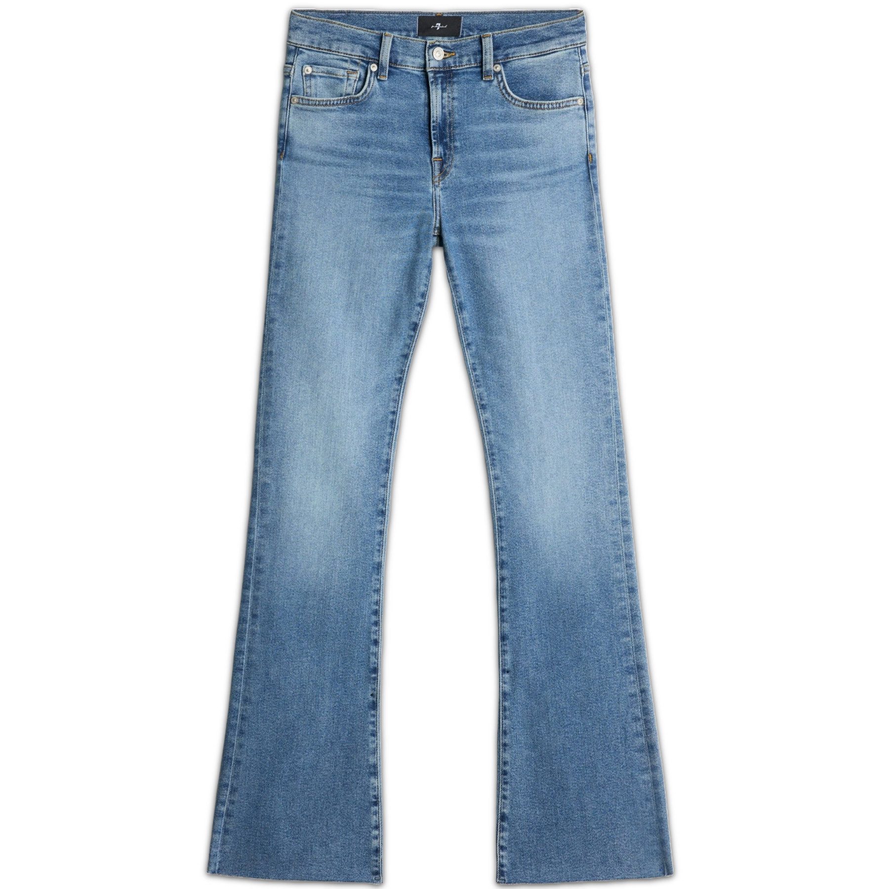 SEVEN FOR ALL MANKIND Bootcut-Jeans SEVEN FOR ALL MANKIND Jeans TAILORLESS BOOTCUT Mid Waist - Blau