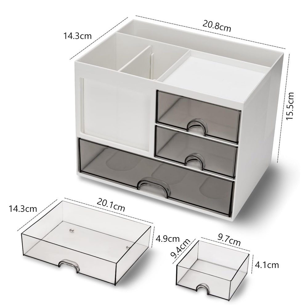 TUWENA Organizer Schreibtisch Organizer mit Schubladen, Multifunktional Stiftehalter