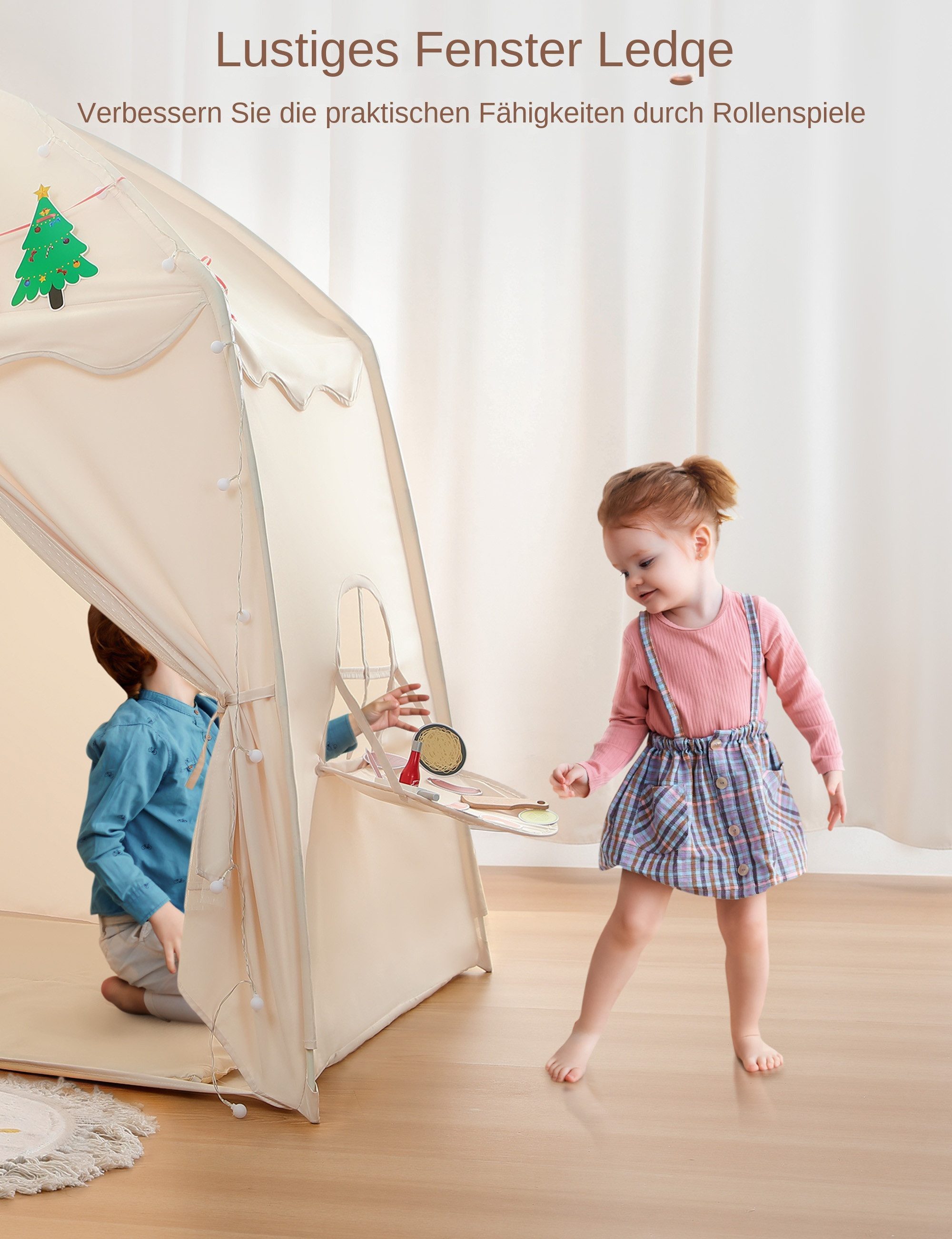 besrey Spielzelt Kinderzelt Spielhaus Bettzelt XXL günstig online kaufen