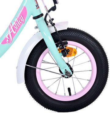 TPFSports Kinderfahrrad Volare Ashley 12 Zoll mit Rücktritt + Handbremse, 1 Gang, (Mädchen Fahrrad - Rutschfeste Sicherheitsgriffe), Kinder Fahrrad 12 Zoll mit Stützräder Laufrad Mädchen Kinderrad