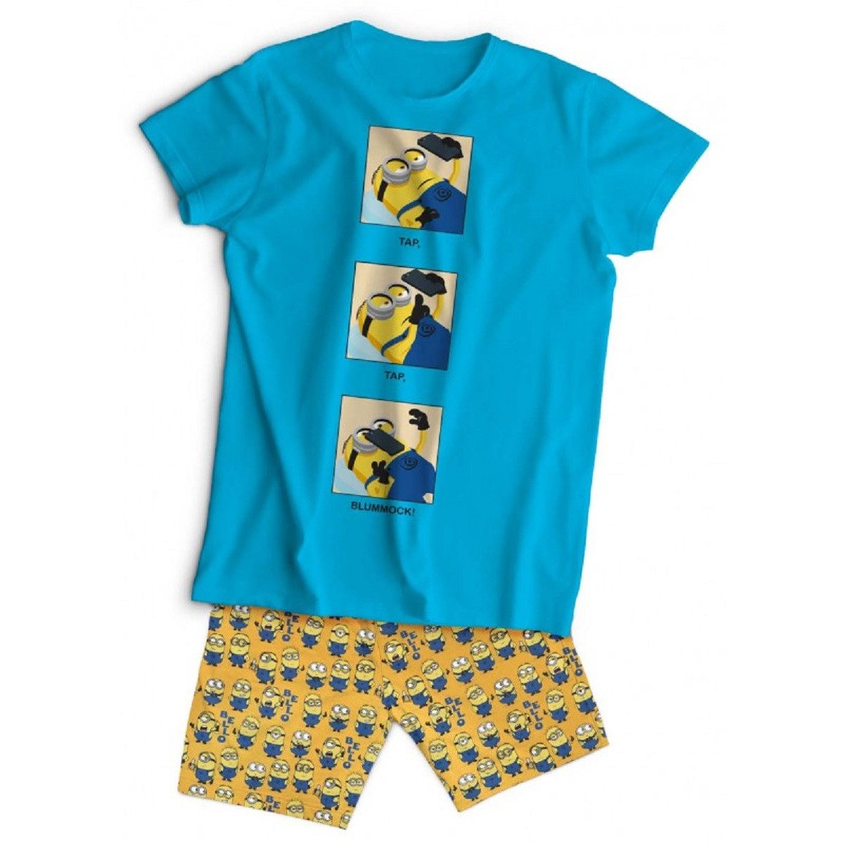Schlafanzug Kinder Schlafset Kurzarm Baumwolle Sommer Pyjama Set 2 Teilig