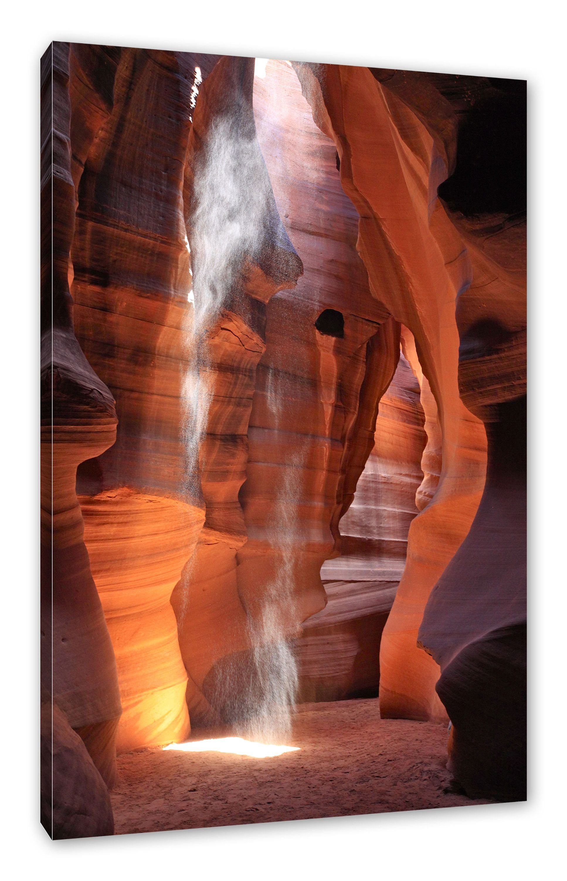 Pixxprint Leinwandbild Sand Antelope Canyon, Zackenaufhänger inkl. Sand Canyon fertig Antelope Leinwandbild (1 bespannt, St)