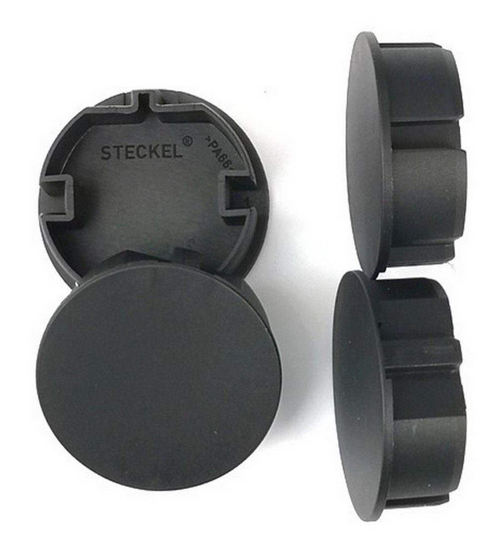 STECKEL Wanddekoobjekt 4 Stück schwarze Steckdosen-Abdeckungen 26.B4 Staubs günstig online kaufen