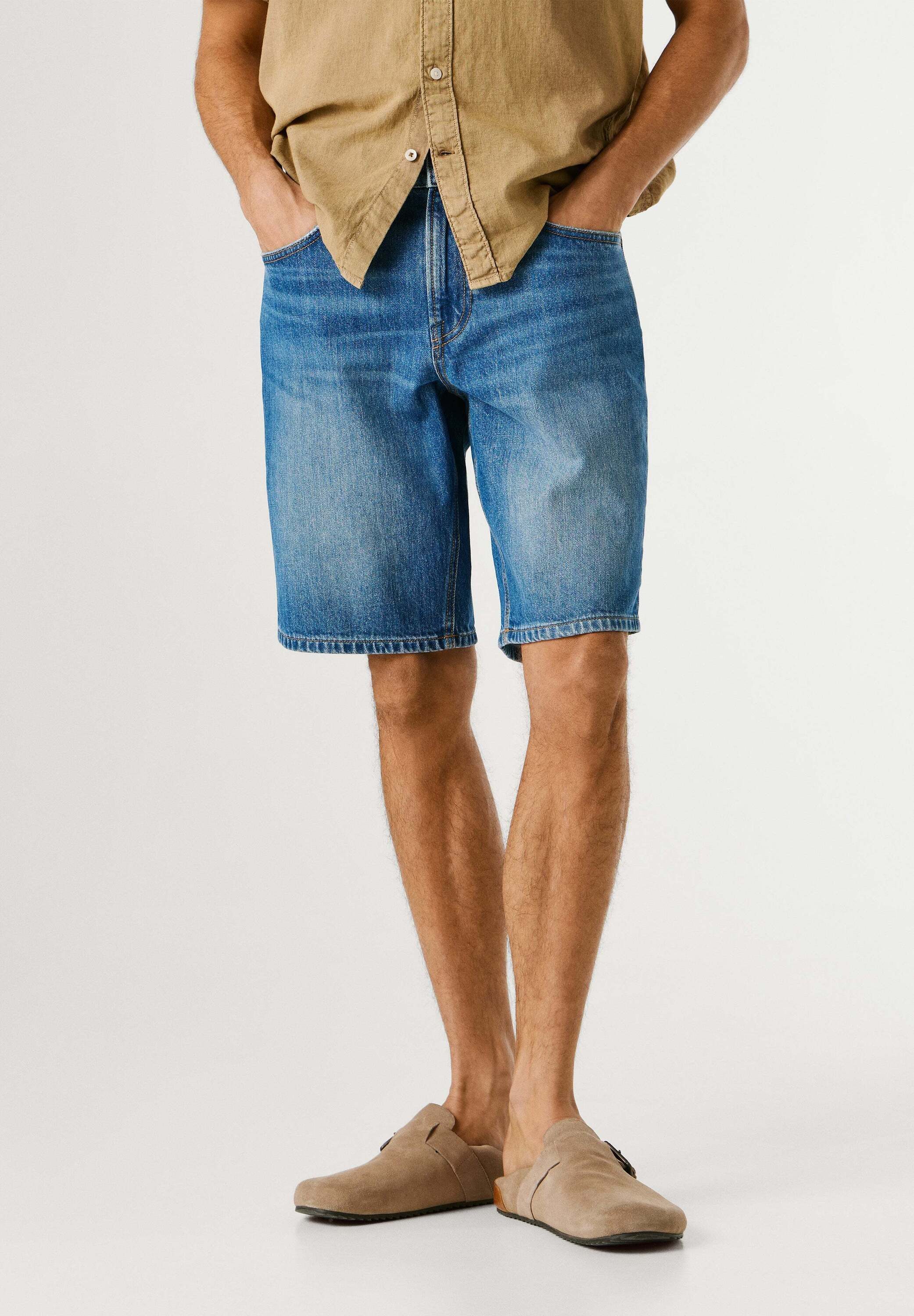 Pepe Jeans Shorts shorts TAPERED SHORT CAMDEN BRIGHT BLUE