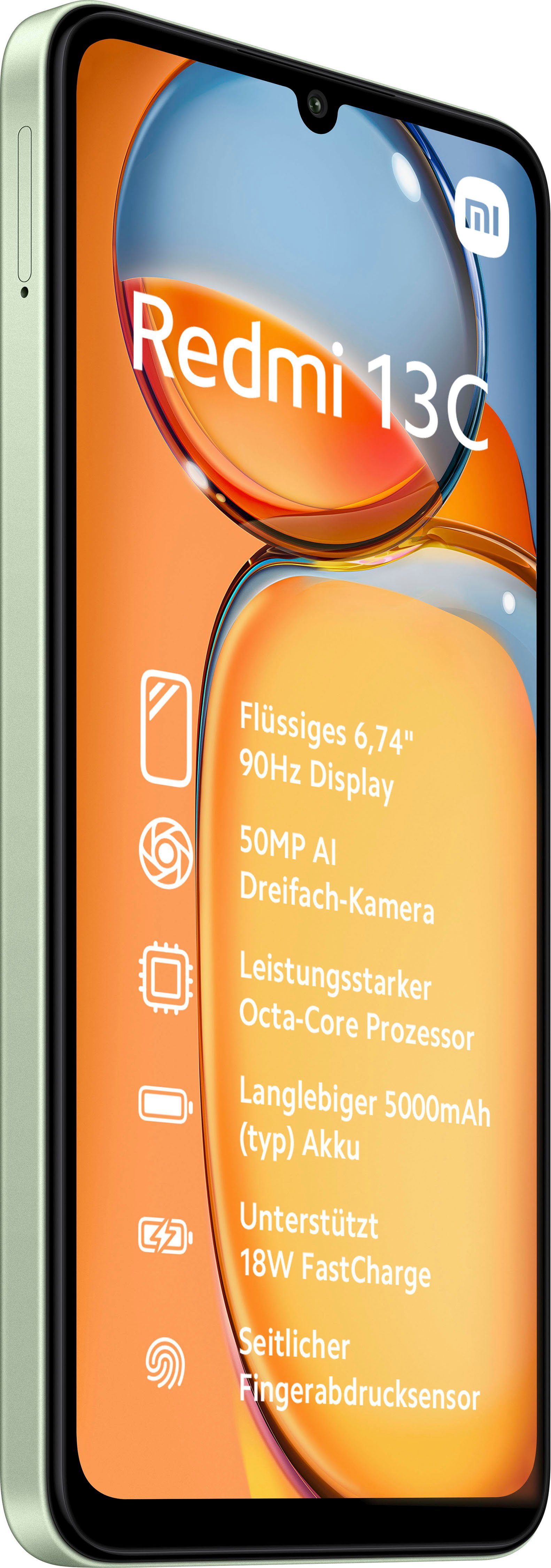 Hellgrün 8GB+256GB cm/6,74 (17,1 Zoll, Speicherplatz, 13C 50 GB Redmi Kamera) Xiaomi 256 MP Smartphone