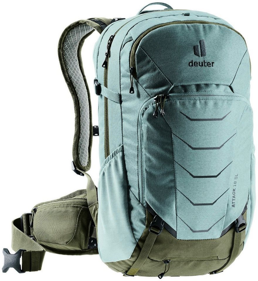 deuter Fahrradrucksack Attack 18 SL Protektorenrucksack, Trinksystem  kompatibel bis 3.0 Liter (Trinksystem nicht inklusive)