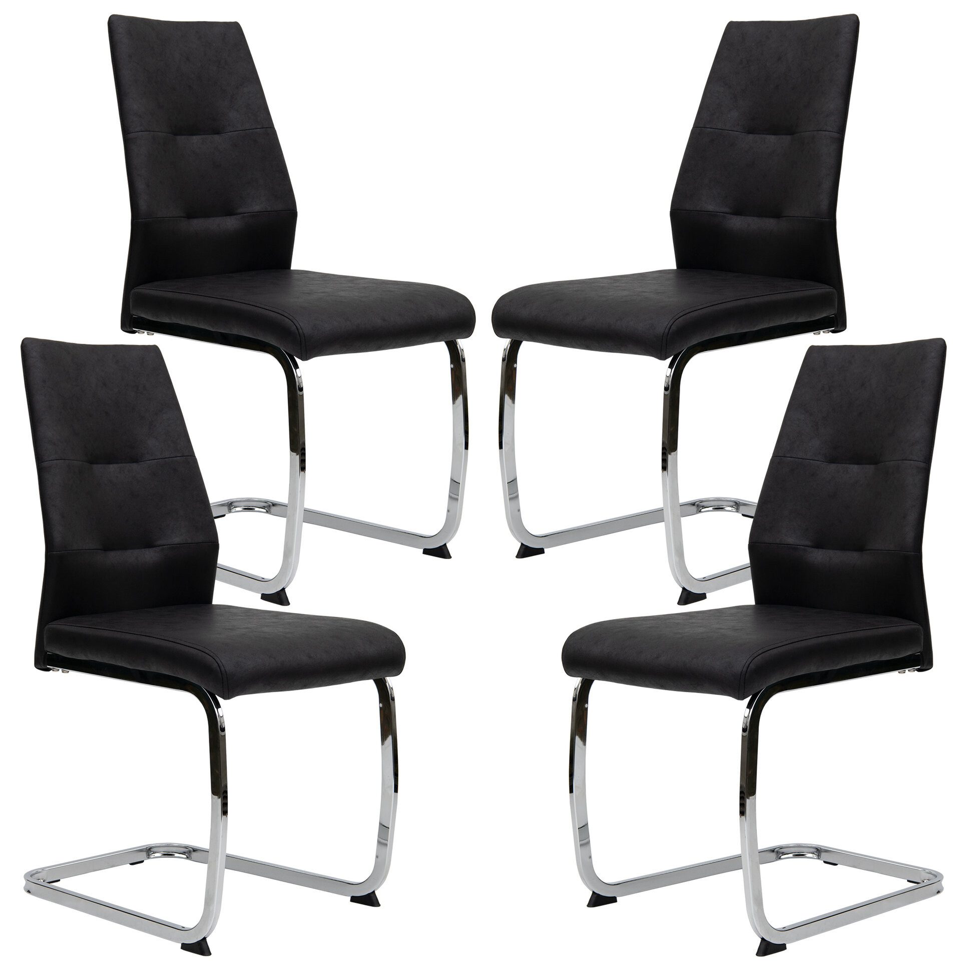 TRISENS Freischwinger Alessio (Stück, 4 St), Schwingstuhl mit robustem Meta günstig online kaufen